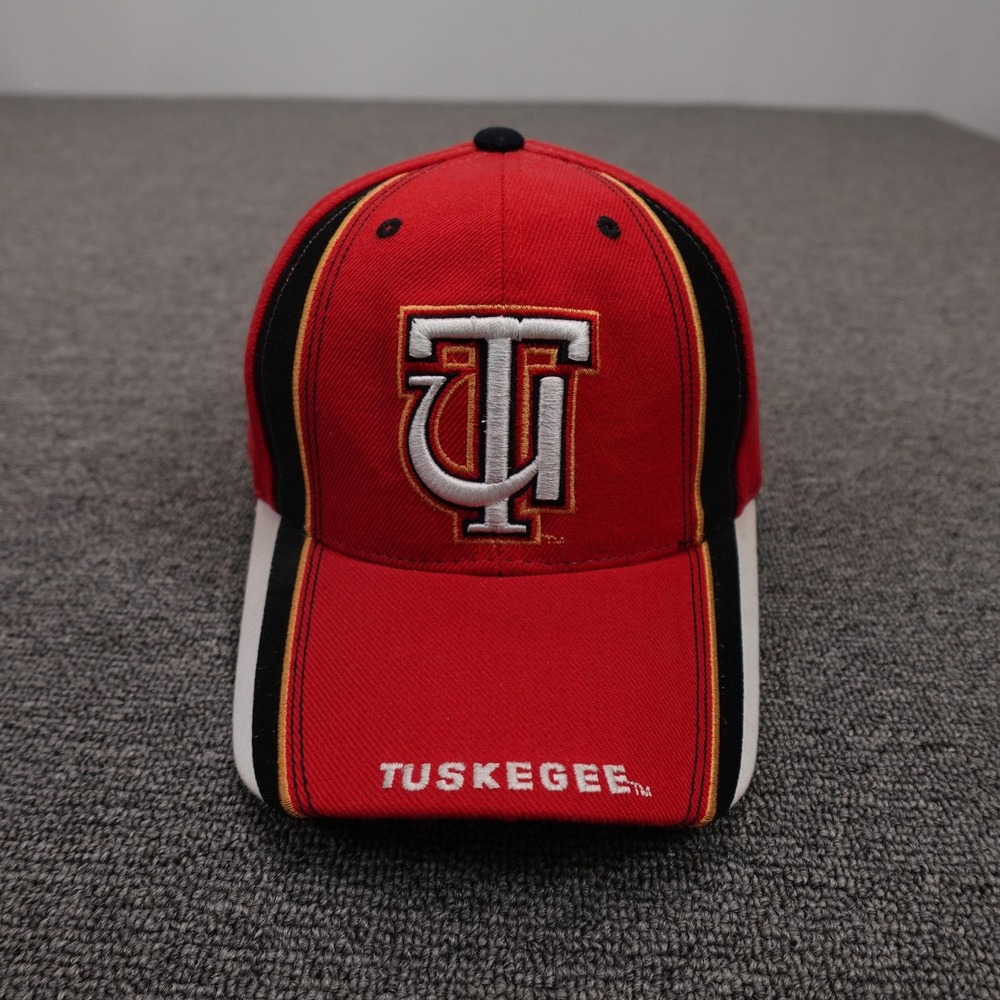 Tuskegee Golden Tigers Hat Cap Strap Back Mens One Size Red NCAA College Big Boy